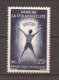 Franta 1959 - Campanie de ameliorare a paraliziei infantile, MNH, Nestampilat