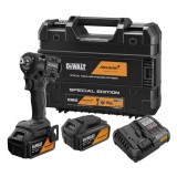 Cheie de impact compacta, cu motor fara perii, 1 2 cu pin de blocare, DEWALTr x McLaren F1 Team 18V XRr Editie Speciala - 2 x 5,0Ah