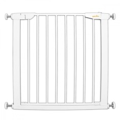 Poarta de siguranta pentru copii, 75-81 cm, extensibila, montare prin presiune, fara gaurire, metal, alb, Guardino 700010 Children SafetyCare foto