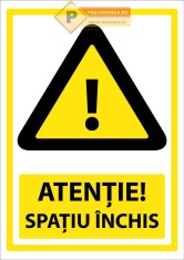 Indicator pentru spatiu inchis foto