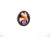 Brosa Sticla Multicolor Bijuterie Femei - Design Unic, Cadou Elegant, 50x40mm