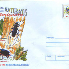 Intreg pos plic nec 2005 - Expozitia Filatelica Natura'05-Gandac croitor,Caraban