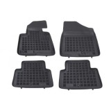 Set covorase auto din cauciuc Santa Fe (Dm), 05.2012-, negru, 4 bucati