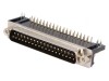 Conector D-Sub 37-Pin Soclu Tată 90&deg; THT UNC 4-40, CONNFLY