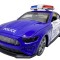 Macheta Ford Mustang politie albastru sunet lumini deschide usile resort 1/43