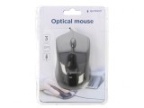 Mouse optic USB negru cu cablu 1,35m 3 butoane, Gembird