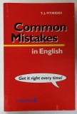 COMMON MISTAKE IN ENGLISH by T.J. FITIKIDES , 1995
