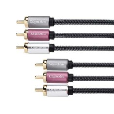 CABLU 3RCA-3RCA 1.8M KRUGER&amp;MATZ