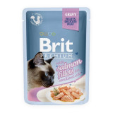 Cumpara ieftin Brit Cat Delicate Salmon in Gravy for Sterilised, 85 g