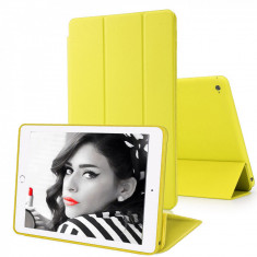 Husa Tableta Apple iPad 9.7&amp;quot; 5Th Generation 2018 Piele, A1822, A1823 IPad Air 5 ofera protectie Full Leather Yellow foto