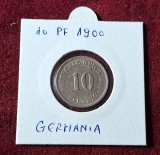 10 Pfennig 1900 Deutsches Reich - Germania, moneda veche in stare foarte buna