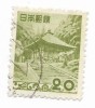 Japonia - Fauna si cladiri, 1952-1954 - valoare obliterata, Arhitectura, Stampilat
