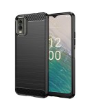 Husa Carbon Fiber Silicone Nokia C32 Black