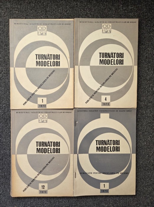 Lot 4 reviste TURNATORI MODELATORI