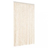 Cumpara ieftin Perdea pentru insecte, bej si alb, 100x200 cm, chenille