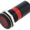 Lampă de control LED roșie &Oslash;22mm IP67 plată