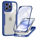 Husa pentru iphone 16 pro max cu folie, colorverse 360 magsafe, blue
