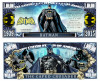 SUA = FANTASY NOTE (TJ6) = BATMAN - 2015 - UNC / SERIA COMICS SUPERHEROS