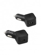 Adaptor auto Dual USB Muvit Original 3.1 A 2 X USB, Negru foto