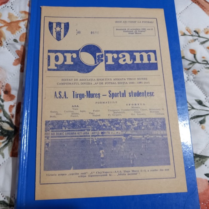 Program ASA TG. Mures - Sportul stud.