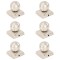 Capace st&acirc;lpi tip glob, 6 buc., 71 x 71 mm, oțel inoxidabil