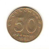 SV * DDR / Germania de Est * 50 PFENNIG 1950 A * XF