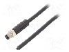 Conector M8, 5 pini, clasa etanseitate IP65, IP67, DEGSON ELECTRONICS - PM-M8B-05P-MM-SL7A01-00A(H)