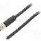 Conector M8, 5 pini, clasa etanseitate IP65, IP67, DEGSON ELECTRONICS - PM-M8B-05P-MM-SL7A01-00A(H)