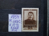 1954-Rusia-Stalin-Mi=28$-MH-RAR, Nestampilat
