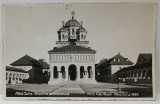ALBA IULIA , BISERICA DE INCORONARE , FOTO . BACH , FORMAT CARTE POSTALA , 1935