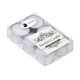 Lumanari cu aroma de iasomie, timp de ardere 8h, Kopenpal, Alb, 6 buc