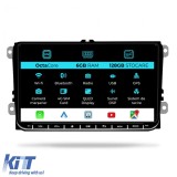 Navigatie Dedicata Volkswagen, Android, 9Inch, 6Gb Ram, 128Gb stocare, Bluetooth, WiFi, Waze, Canbus Performance AutoTuning