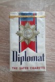 (B) RAR : Pachet PLIN cu tigari DIPLOMAT anii 1950-1960, MADE IN USA