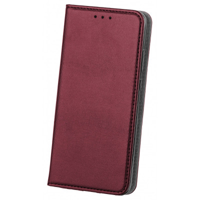 Husa Piele OEM Smart Magnetic pentru Huawei P20 Lite, Visinie foto