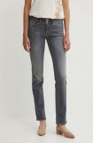 Pepe Jeans jeansi SLIM JEANS LW femei, culoarea albastru marin, PL204729UH7