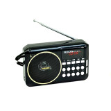 Radio MP3 portabil YG601BT, ceas, USB