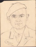 A1587 Schiță de Dimitrie &bdquo;Puiu&rdquo; Eitel, 1942, semnată