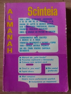 Almanah Scinteia 1987 foto