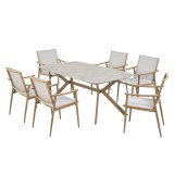 Cumpara ieftin Set de mobilier de grădină NAPA cu 6 locuri