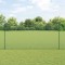 vidaXL &Icirc;ngrădire cu st&acirc;lpi Verde 1.4 x 25 m Oțel