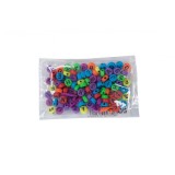 Margele alfabet din plastic pentru activitati lucru manual,60 bucati set