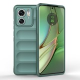 Husa pentru motorola edge 40 / edge (2023), antisoc, margini striatii, design minimalist, green