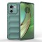 Husa pentru motorola edge 40 / edge (2023), antisoc, margini striatii, design minimalist, green