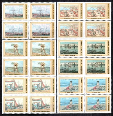 Romania 2003, LP 1599, Reproduceri de arta, seria in bloc de 4, MNH! foto
