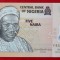 Nigeria 5 Naira 2020 polimer UNC necirculata **
