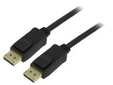 Cablu DisplayPort 1.2 Goobay 61709, mufă PVC ambele părți