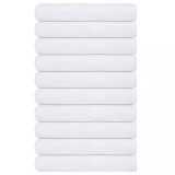 VidaXL Prosoape pentru saună 10 buc alb 80x200 cm 360 g/m&sup2; 100% bumbac
