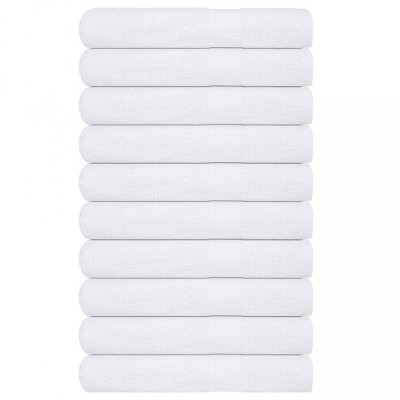 vidaXL Prosoape pentru saună 10 buc alb 80x200 cm 360 g/m&amp;sup2; 100% bumbac foto