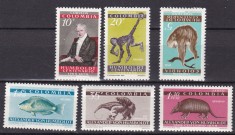 Columbia 1960 fauna Humboldt MI 901-906 MNH foto
