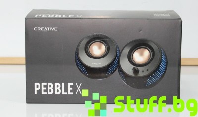 Ceative Pebble X USB-C, RGB, sistem audio Bluetooth 5.3 foto